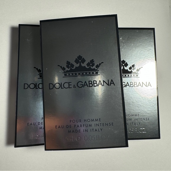 x3 Dolce & Gabanna K Pour Homme Eau de Parfum Intense .05oz Mini Spray NEW Scent - Picture 3 of 7